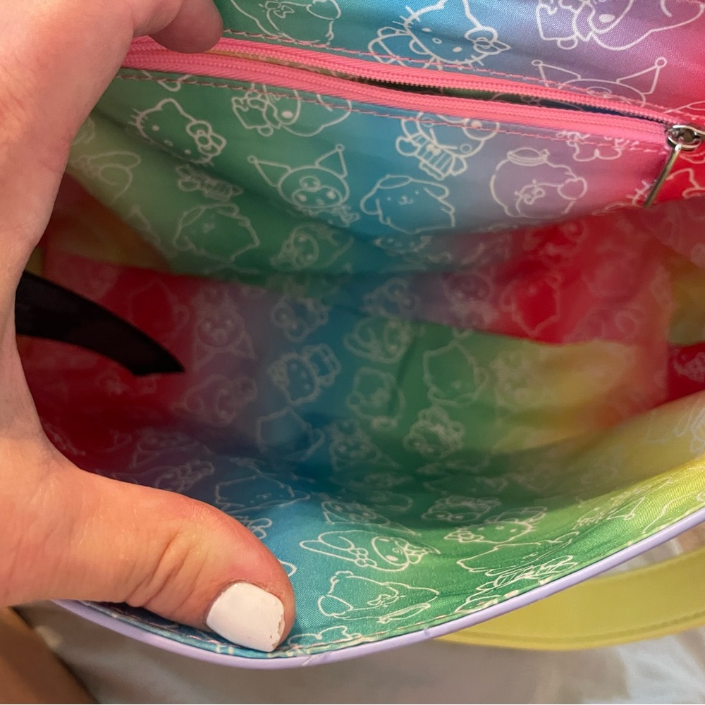 Loungefly Hello Kitty and Friends Color Block Crossbody Bag - Picture 5 of 7